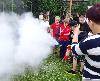 Пожарно-тактическое занятие с участием детей и персонала летнего лагеря